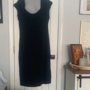 Banana Republic Classic Black Midi Dress